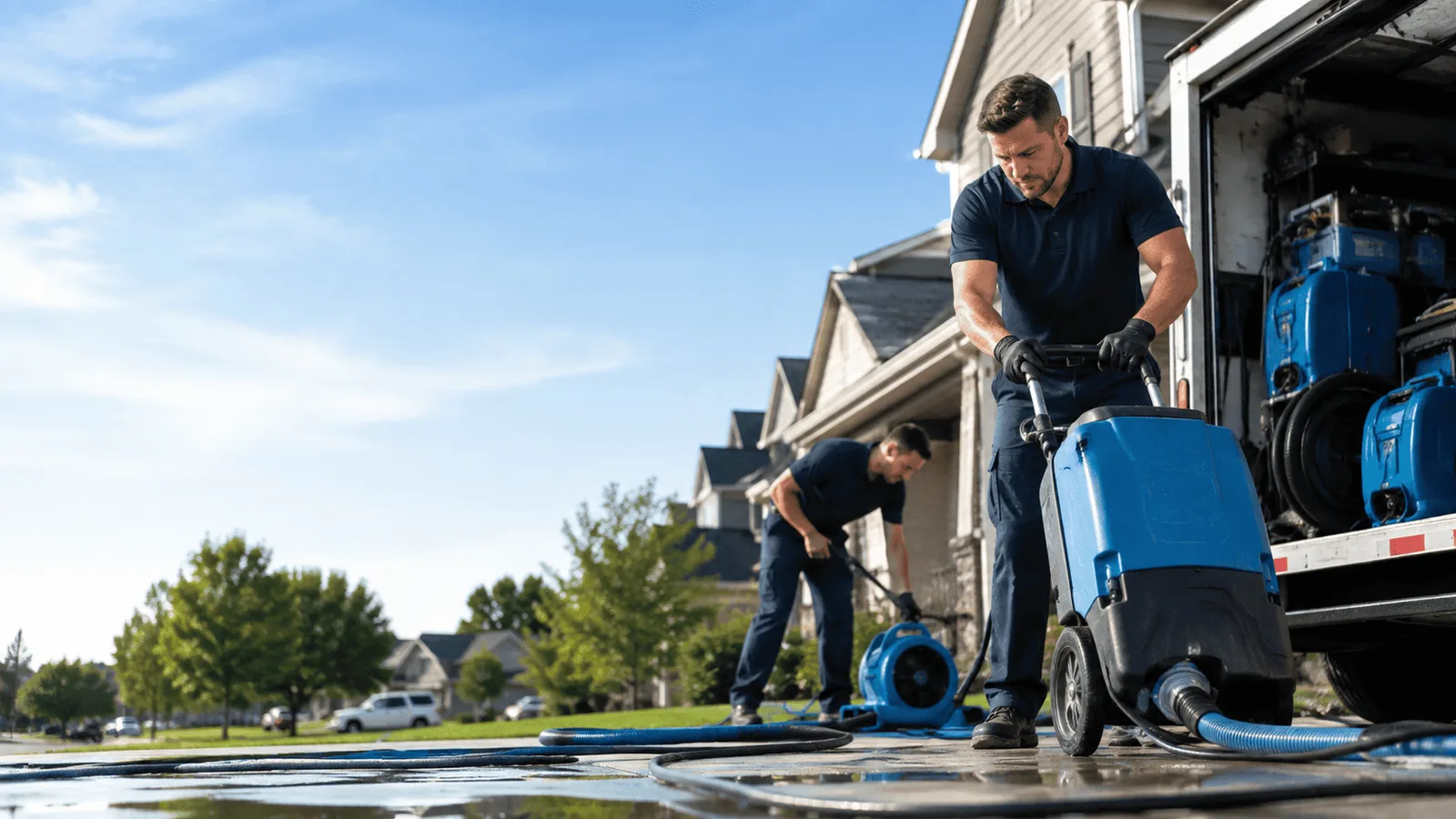 Dehumidification being performed in Ridgeville Corners, OH